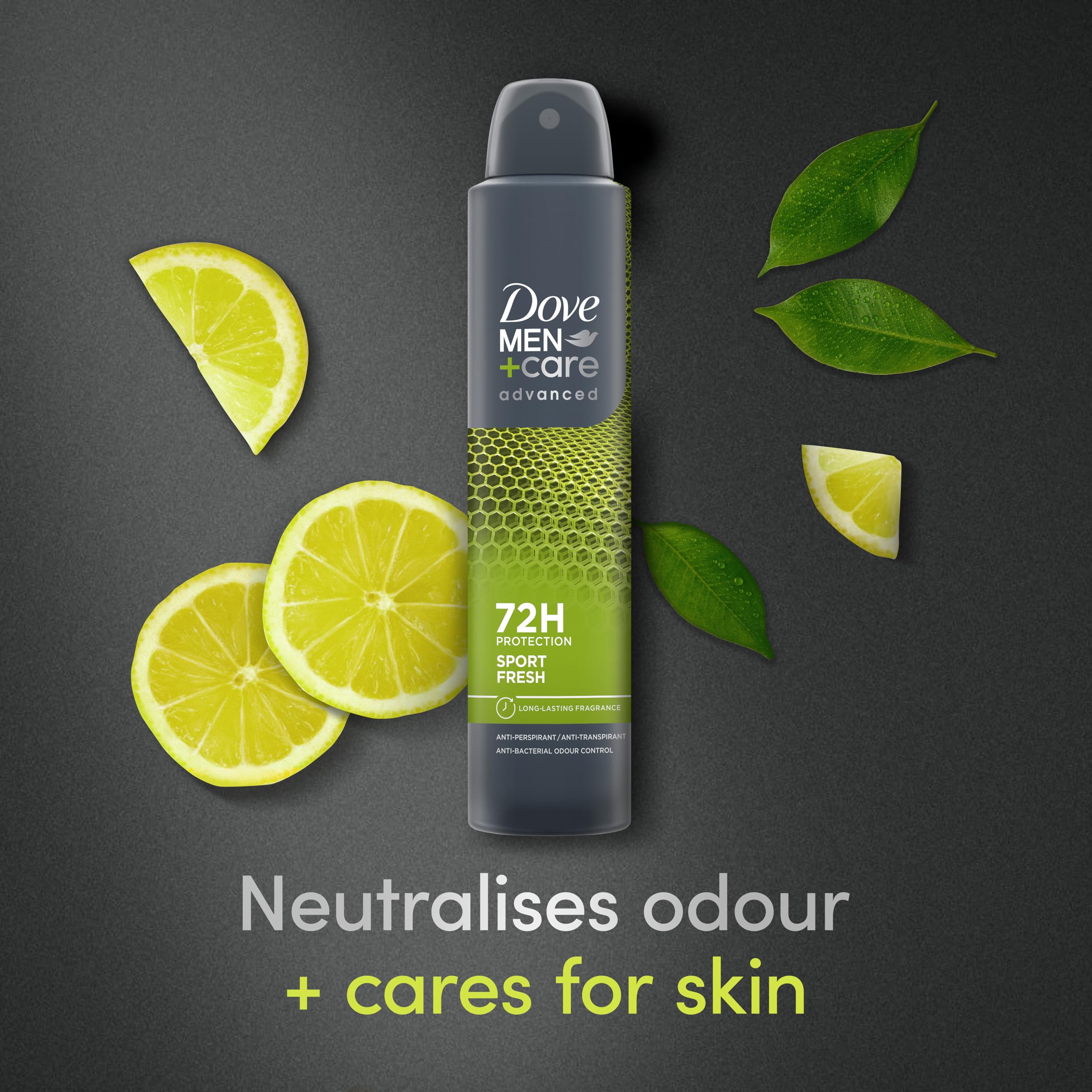 اسپری ضد تعریق مردانه داو انگلیسی 72 ساعته مدل sport fresh حجم 200 میل