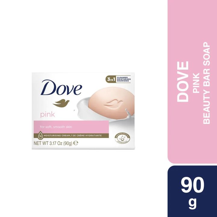 صابون داو آلمان کرمی با رایحه گل رز و شیر 90 گرم