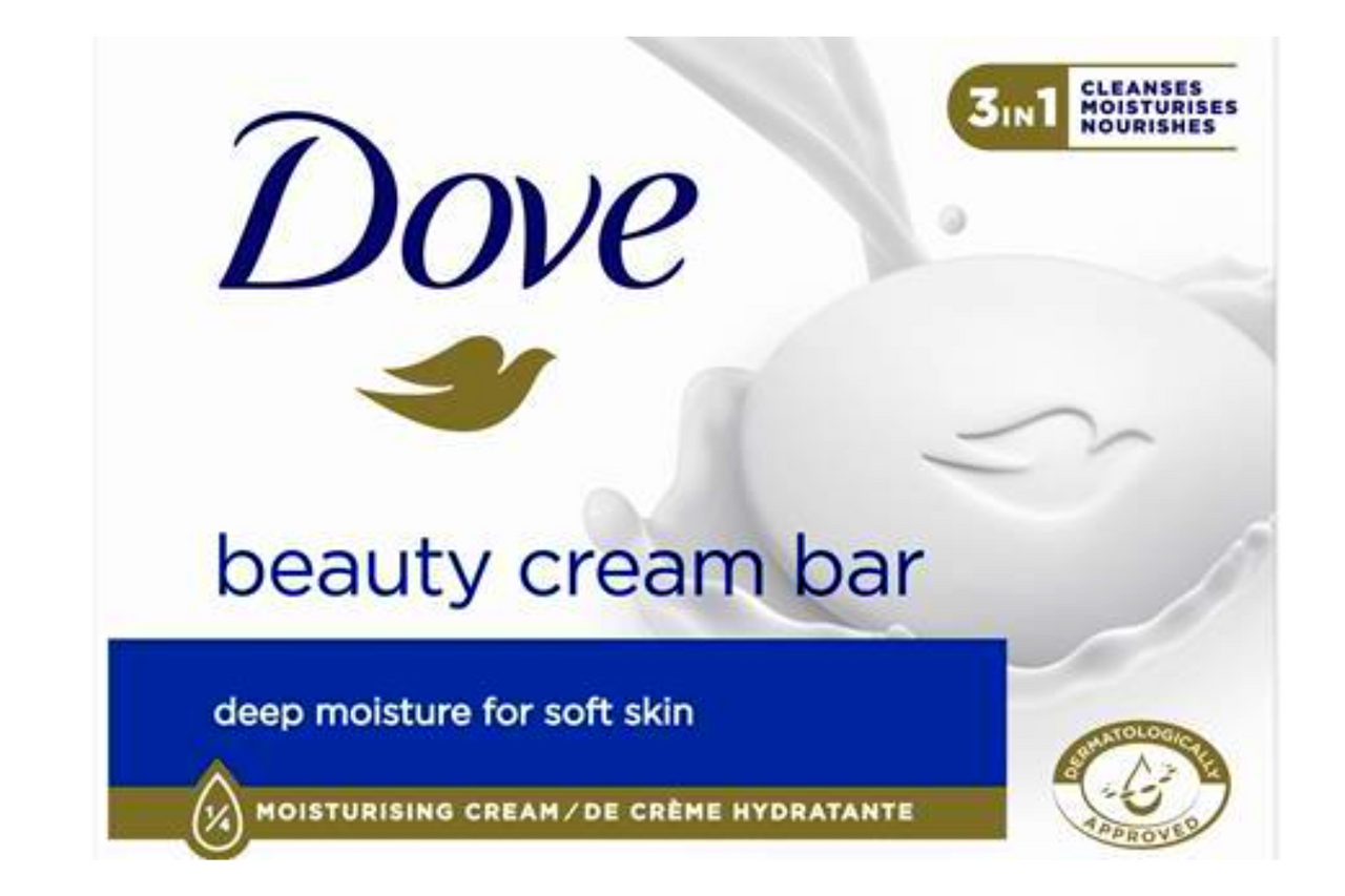 صابون داو آلمان کرمی مدل Beauty cream bar حجم 90 گرم