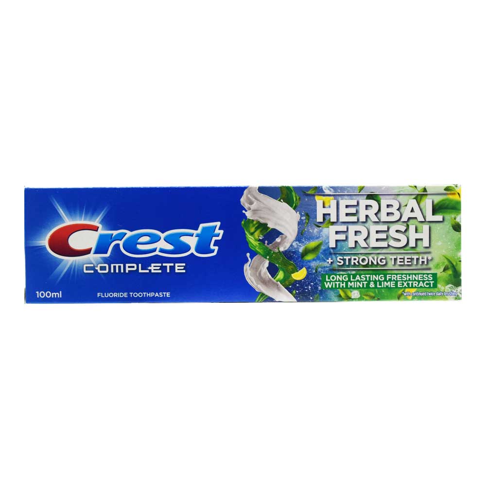 خمیر دندان کرست مدل Herbal Fresh  حاوی عصاره نعناع 100 میل