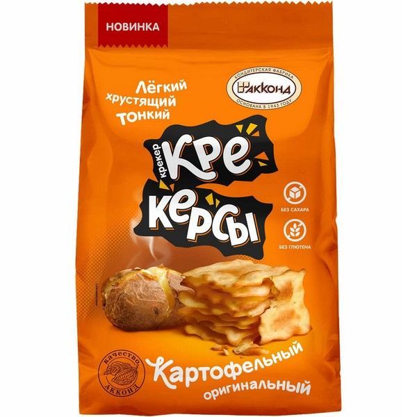 کراکر آکوند روسی با طعم سیب زمینی بسته 150 گرمی