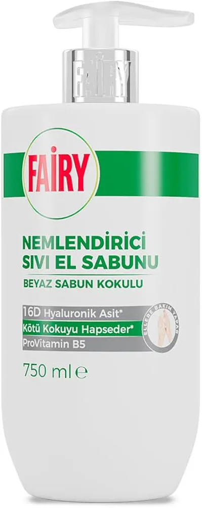 مایع دستشویی فیری با رایحه صابون سفید حجم 750 میل