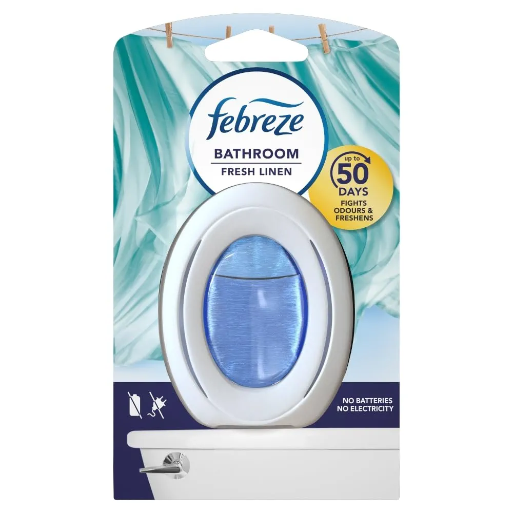 خوشبو کننده حمام و سرویس فبرز اروپایی با رایحه fresh linen حجم50 روزه
