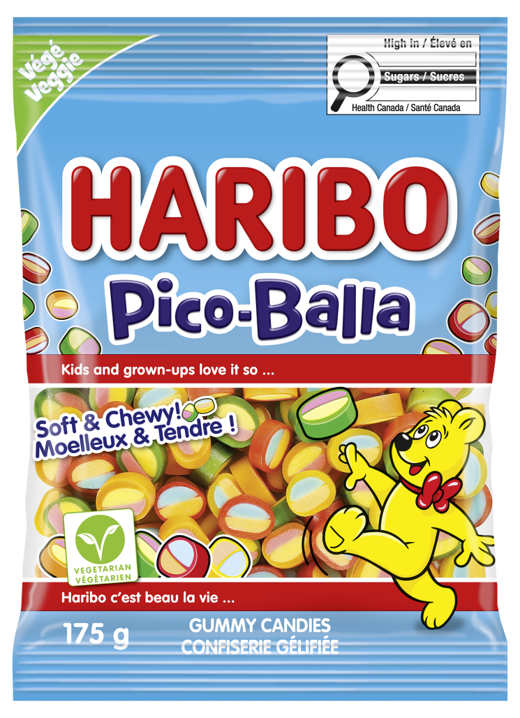 پاستیل هاریبو آلمان وگن (گیاهی) مدل pico balla حجم 175 گرم
